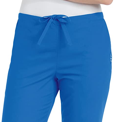 Landau Essentials Relaxed Fit 2-Pocket Scrub Pants for Women 8335