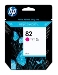hp 82 magenta 69-ml genuine ink cartridge (c4912a) for designjet 820mfp, 815mfp, 800, cc800ps, 510, 500, 500 plus & 500ps large format printers
