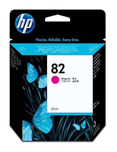 HP 82 Magenta 69-ml Genuine Ink Cartridge (C4912A) for DesignJet 820MFP, 815MFP, 800, CC800PS, 510, 500, 500 Plus & 500ps Large Format Printers