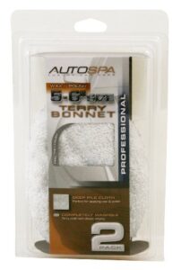 autospa 40400as 5-6″ cotton terry polishing bonnet (2-pack)
