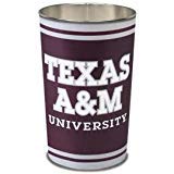 wincraft texas a&m aggies wastebasket,15″x10″