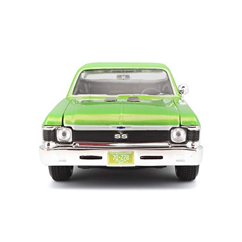 Maisto 1:24 Scale 1970 Chevrolet Nova SS Diecast Vehicle (Colors May Vary) , Green