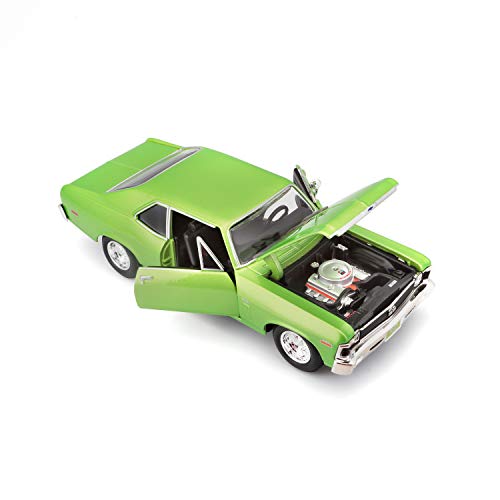 Maisto 1:24 Scale 1970 Chevrolet Nova SS Diecast Vehicle (Colors May Vary) , Green