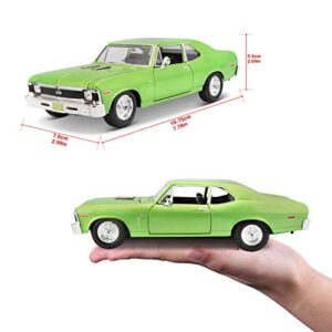 Maisto 1:24 Scale 1970 Chevrolet Nova SS Diecast Vehicle (Colors May Vary) , Green