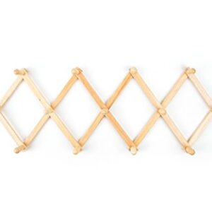 Fox Run Expanding Beechwood Coffee Mug Wall Rack