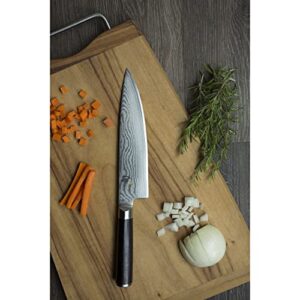 Shun Cutlery Classic Chef's Knife 8”, Thin, Light Kitchen Knife, Ideal for All-Around Food Preparation, Authentic, Handcrafted Japanese Knife, Professional Chef Knife