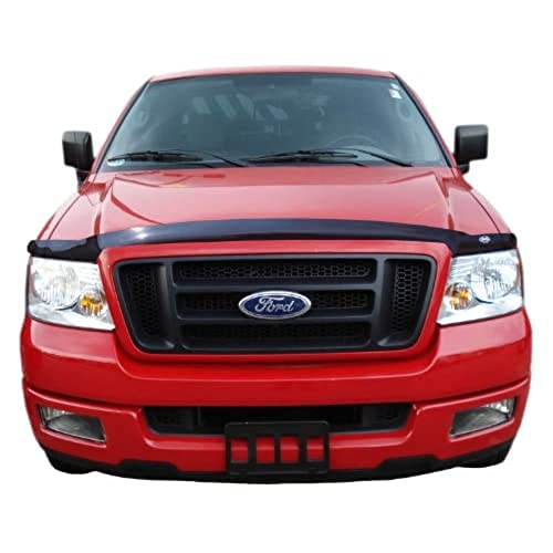 Auto Ventshade [AVS] Bugflector II / Hood Shield | High Profile | Smoke, 1 pc | 25033 | Fits 2004 - 2008 Ford F-150, 2006 - 2008 Lincoln Mark LT (Behind Grille)