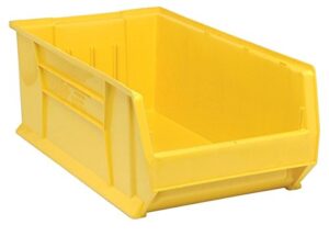 quantum storage systems storage containers, 29-7/8″l x 16-1/2″w x 11″ h, yellow
