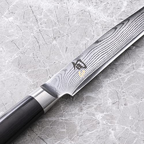 Shun Classic 8 Inch Carving Knife, Stainless Steel Handcrafted in Japan, DM0703