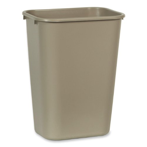 Trash Can 41qt Beige