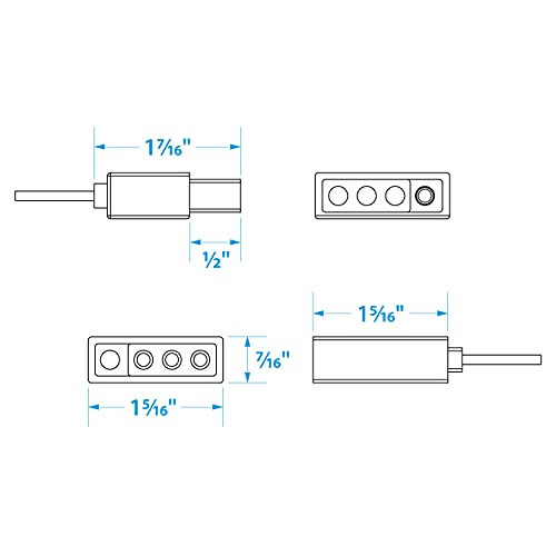 Seachoice Trailer Y Harness, Marine Grade, for Wishbone Trailers, 25 Ft. Long, 48 in, Vehicle Side Connectors