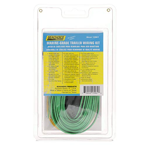 Seachoice Trailer Y Harness, Marine Grade, for Wishbone Trailers, 25 Ft. Long, 48 in, Vehicle Side Connectors