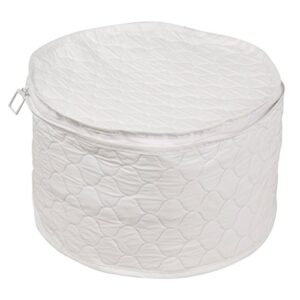 6 Piece Tabletop Quilted Vinyl Dinnerware Storage Set