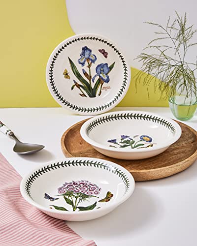 Portmeirion Botanic Garden Pasta Bowls, Set of 6 Assorted Motifs