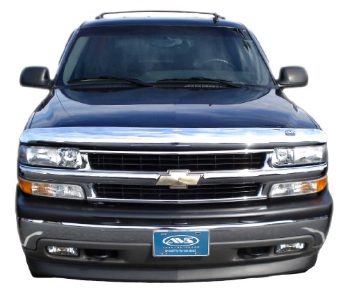 Auto Ventshade [AVS] Hood/Bug Shield for 2000 - 2006 Chevrolet Tahoe, Suburban 1500 & 2500, 1999 - 2002 Silverado 2500, 2001 - 2002 Silverado 3500 | Medium Profile - Chrome, 1 pc. | 680902