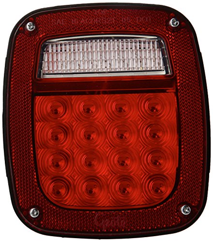 Grote Box Lamp, LED with Sidemarker, RH, Red