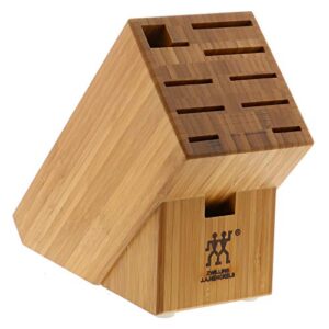 j.a. henckels 10-slot bamboo storage block