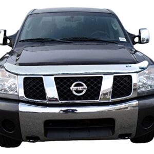 Auto Ventshade [AVS] Hood/Bug Shield for 2005 - 2015 Nissan Armada , 2004 - 2015 Nissan Titan | Medium Profile - Chrome, 1 pc. | 680402