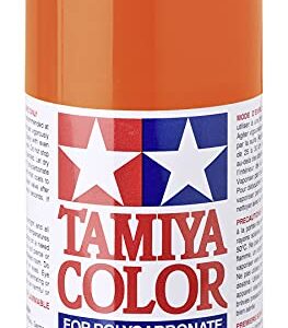 Tamiya 86007 PS-7 Orange Spray Paint, 100ml Spray Can