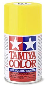 tamiya 86006 ps-6 yellow spray paint, 100ml spray can