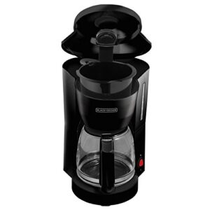 BLACK+DECKER 5-Cup Coffeemaker, Black, DCM600B