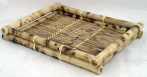 bamboo tray for tea sets and sake sets med