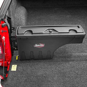undercover swingcase truck bed storage box | sc400d | fits 2007 – 2021 toyota tundra drivers side , black