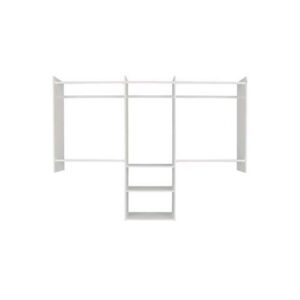 easy track rb1460 4-to-8-foot deluxe tower closet, white