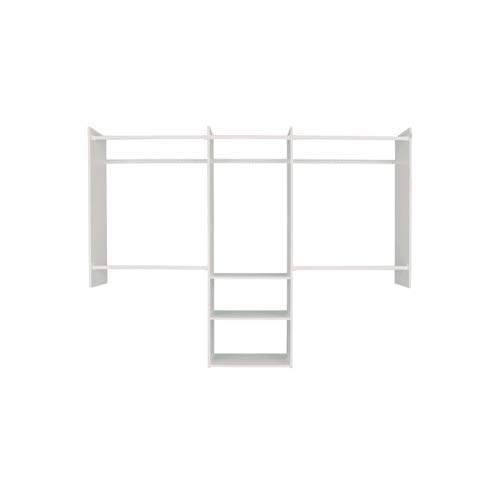 Easy Track RB1460 4-to-8-Foot Deluxe Tower Closet, White