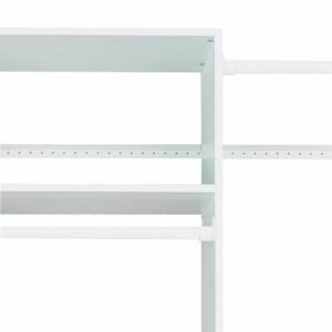 Easy Track RB1460 4-to-8-Foot Deluxe Tower Closet, White