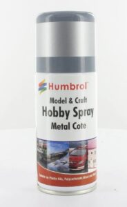 humbrol ad6995 no 27002 metalcote polished aluminium – modellers spray (150ml)