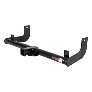 curt 13371 class 3 trailer hitch, 2-inch receiver, round tube frame, fits select ford f-150