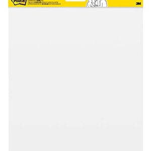 Post-it Super Sticky Easel Pad, 25 x 30 Inches, 30 Sheets/Pad, 4 Pads, Large White Premium Self Stick Flip Chart Paper, Super Sticking Power (559-4)