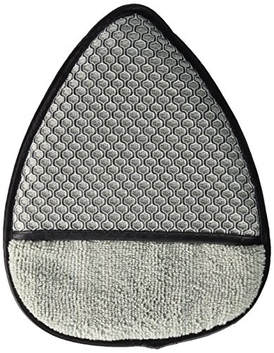 Carrand 40313 2-in-1 Microfiber Wheel Detailer Wash Mitt , Grey