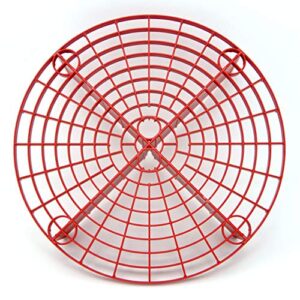 the grit guard insert (red) – fits 12 inch diameter bucket