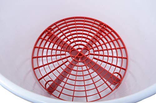 The Grit Guard Insert (Red) - Fits 12 inch Diameter Bucket