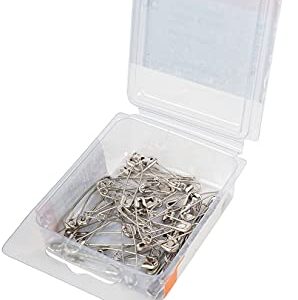 SINGER 00226 Assorted Safety Pins, Multisize, Nickel Plated, 50-Count