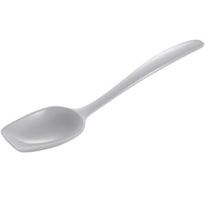 gourmac hutzler 10 inch melamine serving spoon, white