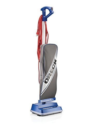 ORECK XL COMMERCIAL Upright Vacuum Cleaner, Bagged Professional Pro Grade, For Carpet and Hard Floor, XL2100RHS, Gray/Blue