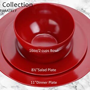 Calypso Basics by Reston Lloyd Melamine Bowl, Set of 6, Red