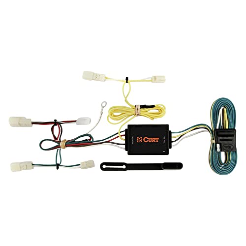 CURT 56082 Vehicle-Side Custom 4-Pin Trailer Wiring Harness, Fits Select Mazda MX-5 Miata, Black