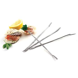 Norpro Stainless Steel Seafood Forks 6.75" | 4-Count per Pack | 1-Pack