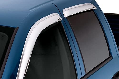 Auto Ventshade [AVS] Ventvisor / Rain Guards | Outside Mount, Smoke Color, 4 pc | 94165 | Fits 2007 - 2012 Nissan Sentra