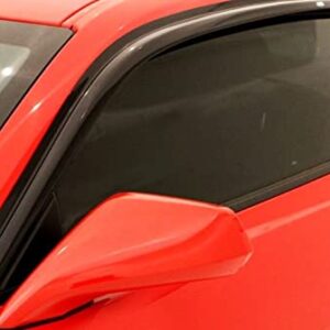 Auto Ventshade [AVS] Ventvisor / Rain Guards | Outside Mount, Smoke Color, 4 pc | 94165 | Fits 2007 - 2012 Nissan Sentra