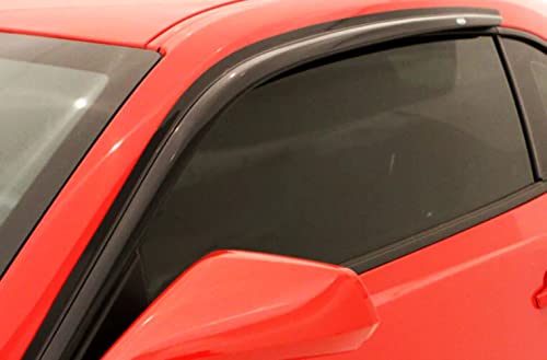 Auto Ventshade [AVS] Ventvisor / Rain Guards | Outside Mount, Smoke Color, 4 pc | 94165 | Fits 2007 - 2012 Nissan Sentra