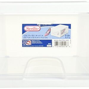 Sterilite Corp. 20518006 Sterilite Stackable Storage Drawer 12 7/8" D x 8 7/8" W x 6" H