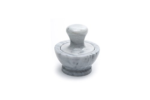 Fox Run Marble Mortar and Pestle, White