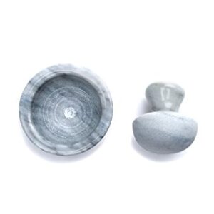 Fox Run Marble Mortar and Pestle, White