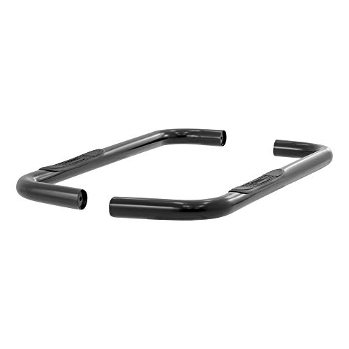 ARIES 203003 3-Inch Round Black Steel Nerf Bars, No-Drill, Select Mazda B-Series, Ford Ranger