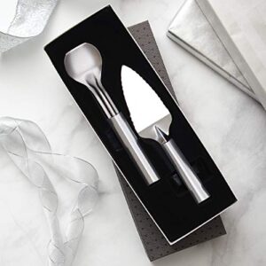 Rada Cutlery Pie Server and Ice Cream Scoop – Pie A ’La Mode Gift Set With Aluminum Handles Made in the USA